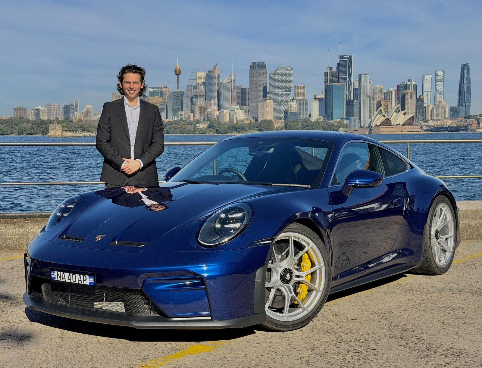 Freshly detailed Porsche 911 GT3 on Sydney Harbour — Auto Pristine North Shore